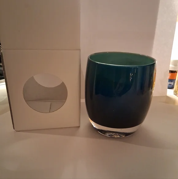Glassybaby "Gratitude "Hand-Blown Votive Candle Holder NEW w/Sticker In BOX - Picture 2 of 6